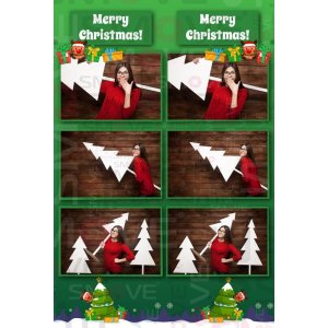 Photo Booth Template Pack – 12 Templates – Christmas 2
