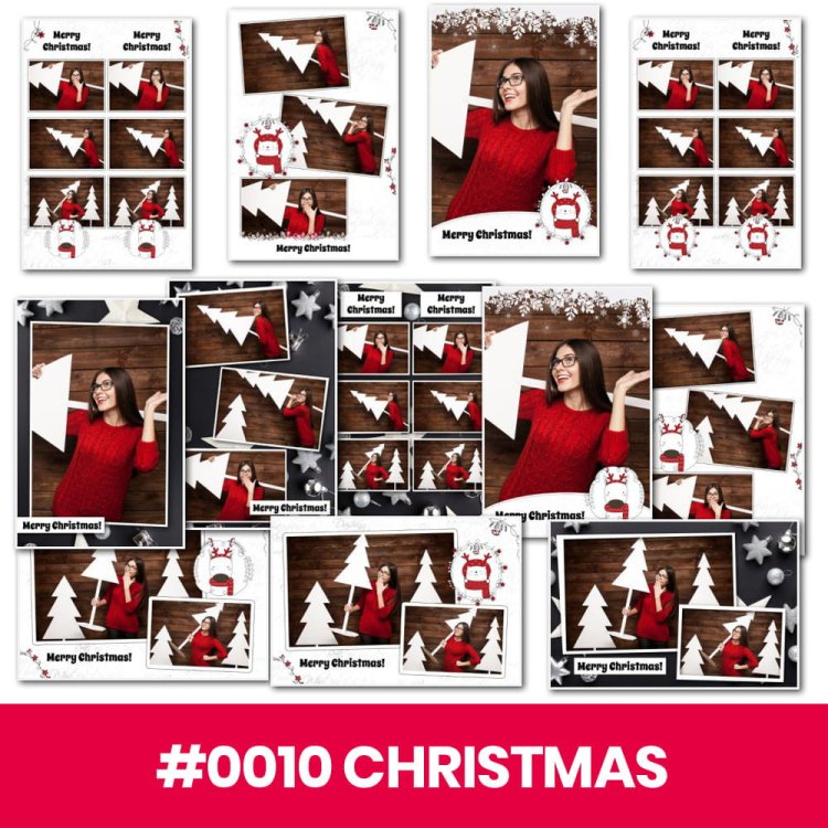 Photo Booth Template Pack – 12 Templates – Christmas 3 Photo Booth Template Pack – 12 Templates – Christmas 3