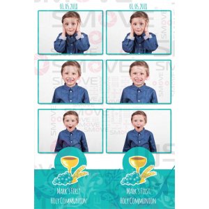 Photo Booth Template Pack – 12 Templates – First Communion