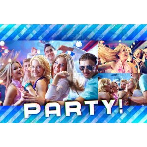 Photo Booth Template Pack – 12 Templates – Party 1