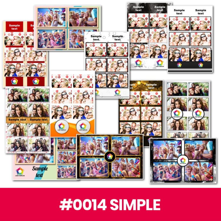Photo Booth Template Pack – 12 Templates – Universal Photo Booth Template Pack – 12 Templates – Universal