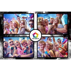 Photo Booth Template Pack – 12 Templates – Universal