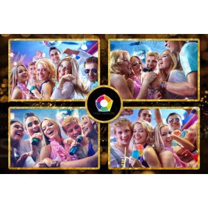 Photo Booth Template Pack – 12 Templates – Universal