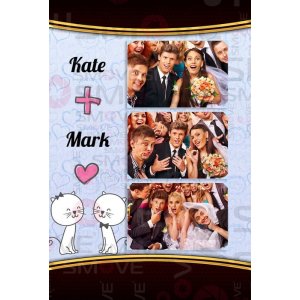 Photo Booth Template Pack – 12 Templates – Wedding 1
