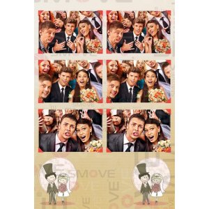 Photo Booth Template Pack – 12 Templates – Wedding 1
