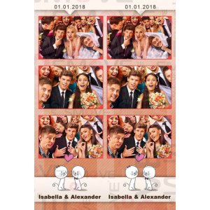 Photo Booth Template Pack – 12 Templates – Wedding 1