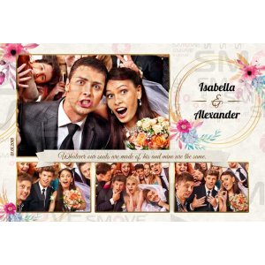 Photo Booth Template Pack – 12 Templates – Wedding 2