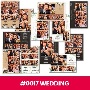 Photo Booth Template Pack – 12 Templates – Wedding 3