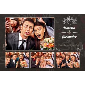 Photo Booth Template Pack – 12 Templates – Wedding 3