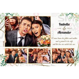 Photo Booth Template Pack – 12 Templates – Wedding 3