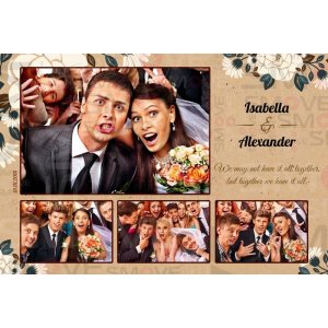 Photo Booth Template Pack – 12 Templates – Wedding 3