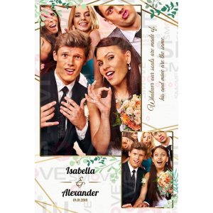 Photo Booth Template Pack – 12 Templates – Wedding 3