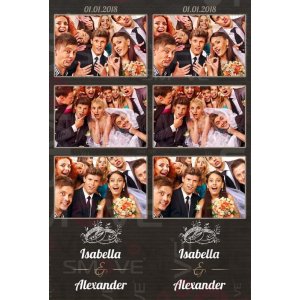 Photo Booth Template Pack – 12 Templates – Wedding 3