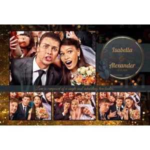 Photo Booth Template Pack – 12 Templates – Wedding 4