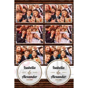 Photo Booth Template Pack – 12 Templates – Wedding 4