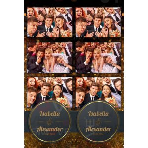 Photo Booth Template Pack – 12 Templates – Wedding 4