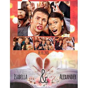 Photo Booth Template Pack – 12 Templates – Wedding 5