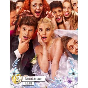 Photo Booth Template Pack – 12 Templates – Wedding 5