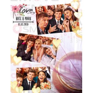 Photo Booth Template Pack – 12 Templates – Wedding 5