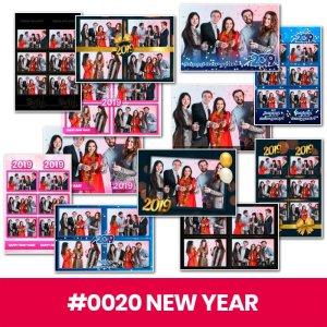 Photo Booth Template Pack – 12 Templates – New Year’s Eve