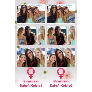 Photo Booth Template Pack – 12 Templates – Women's Day