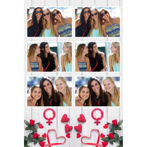 Photo Booth Template Pack – 12 Templates – Women's Day