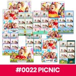 Paczka szablonów fotobudkowych 12szt - Piknik Paczka szablonów fotobudkowych 12szt - Piknik