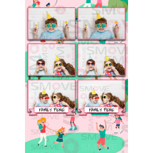 Photo Booth Template Pack – 12 Templates – Picnic