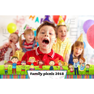Paczka szablonów fotobudkowych 12szt - Piknik