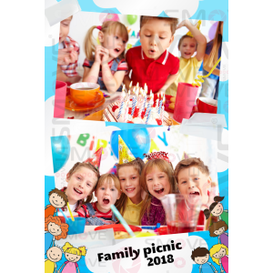 Photo Booth Template Pack – 12 Templates – Picnic