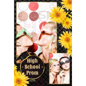 Photo Booth Template Pack – 12 Templates – Prom Night