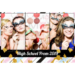 Photo Booth Template Pack – 12 Templates – Prom Night