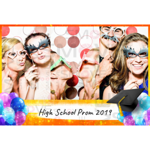 Photo Booth Template Pack – 12 Templates – Prom Night