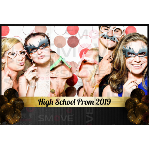 Photo Booth Template Pack – 12 Templates – Prom Night