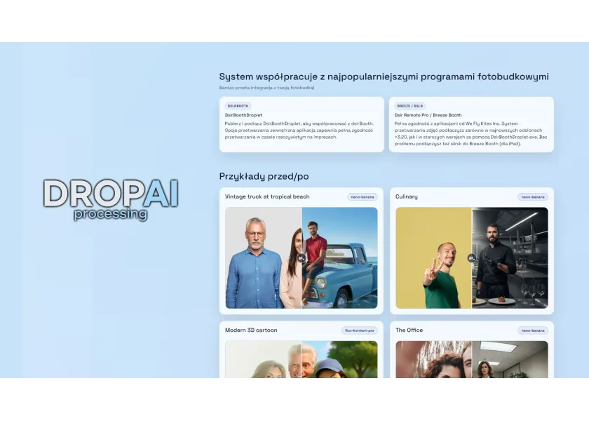 DropAI.ovh - nowa usługa do przetwarzania zdjęć